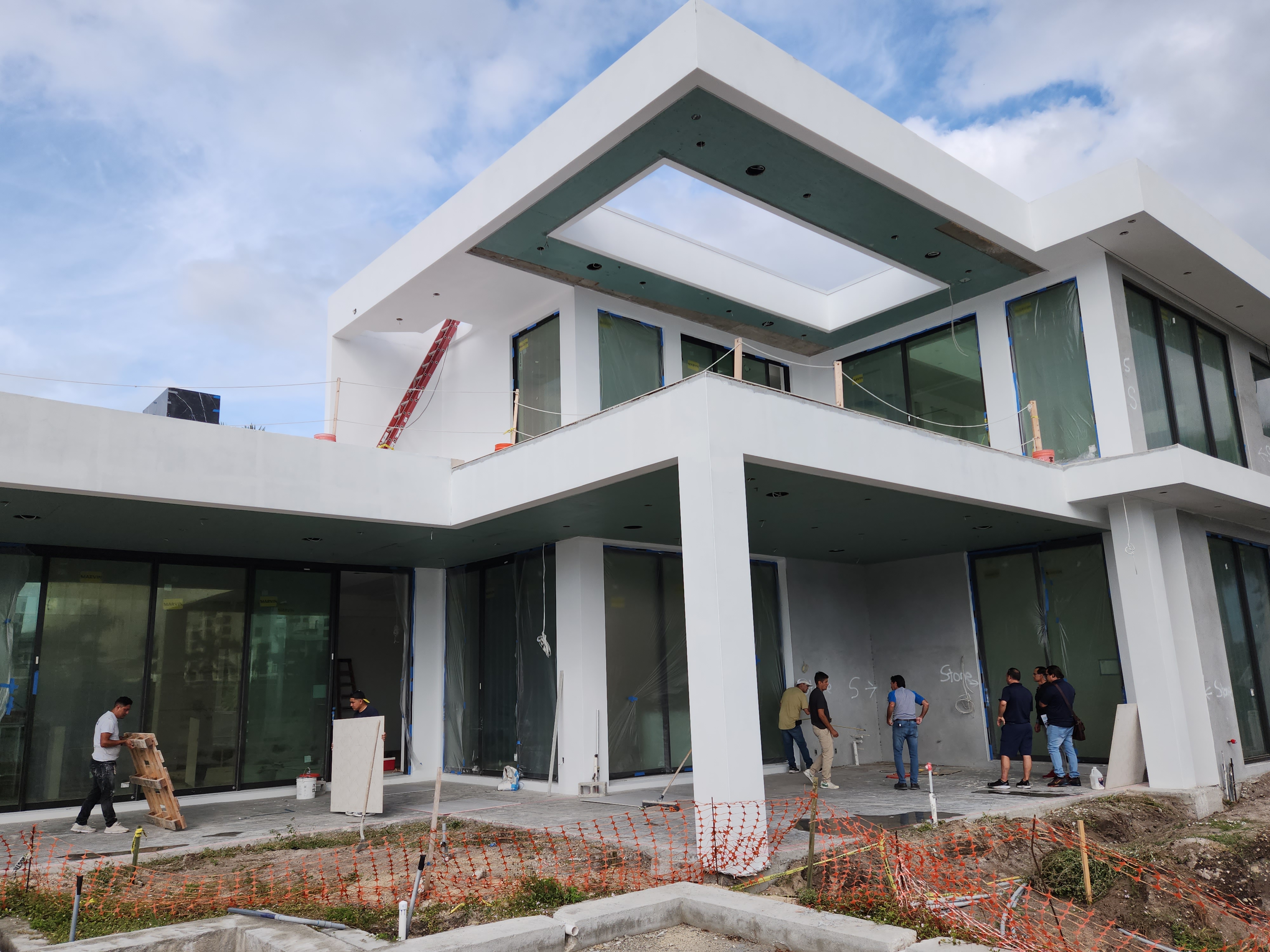Residential home stucco